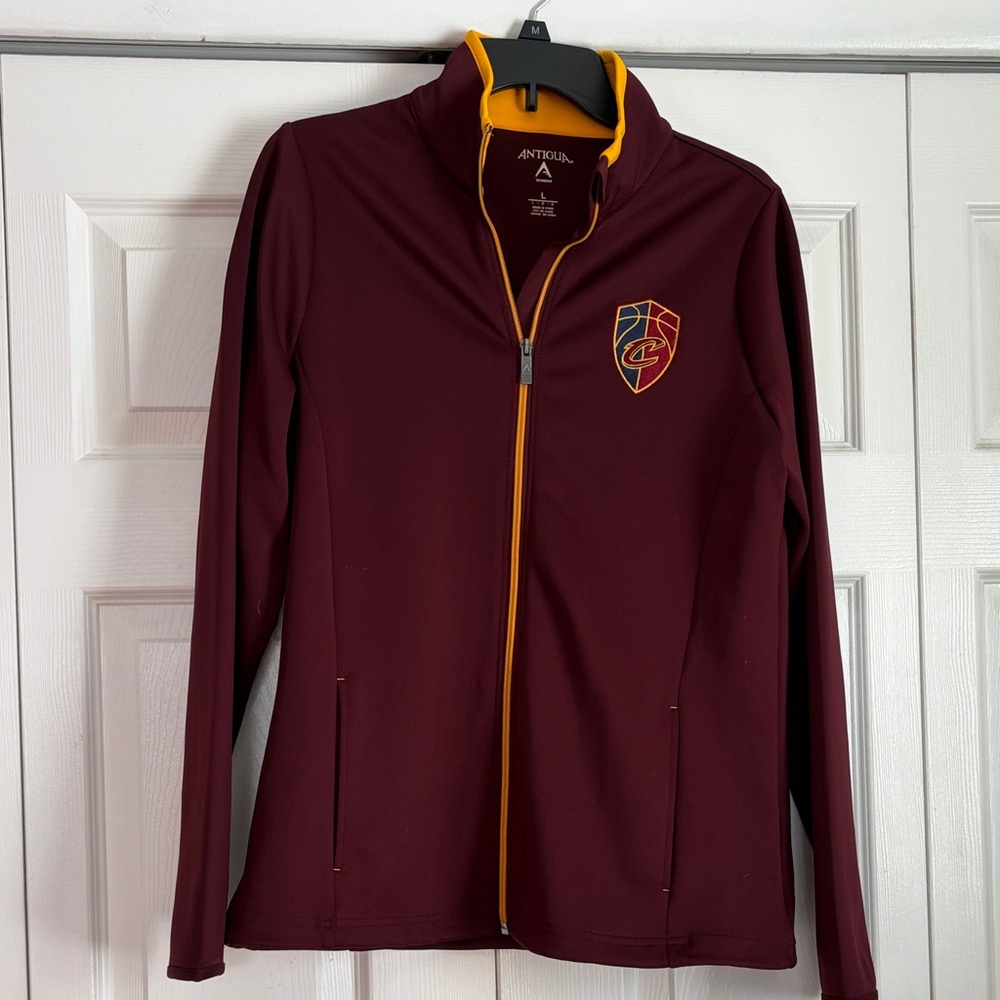 Antigua Women's Maroon and Gold Cavaliers Jacket